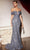 Cinderella Divine CD975 - Sweetheart Long Gown Special Occasion Dress 2 / Midnight Grey