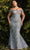 Cinderella Divine CD975C - Off Shoulder Formal Gown Special Occasion Dress 18 / Midnight Grey