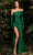 Cinderella Divine CD979C - Asymmetric One Shoulder Long Dress Evening Dresses 16 / Emerald