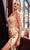 Cinderella Divine - CDS406 Metallic Applique Corset Bodice Sheath Gown Evening Dresses