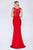 Cinderella Divine - CF115 Sleeveless Lace Stretch Knit Sheath Dress Special Occasion Dress