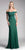 Cinderella Divine - CF158 Off Shoulder Stretch Crepe Satin Gown Bridesmaid Dresses XS / Emerald Green