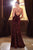 Cinderella Divine - CF318 Sequined Deep V-neck Trumpet Dress Pageant Dresses