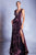 Cinderella Divine - CF318 Sequined Deep V-neck Trumpet Dress Pageant Dresses XXS / Lipstick