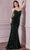 Cinderella Divine CH151 - Sequined Strapless Prom Gown Special Occasion Dress XXS / Emerald