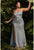 Cinderella Divine - CH165C Sleeveless Plus size Sequin Gown Prom Dresses 2X / Midnight