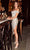Cinderella Divine - CH190 Cowl Off-Shoulder Neckline Full Sequin Cocktail Dress - 1 pc Platinum In Size S Available CCSALE S / Platinum