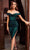 Cinderella Divine - CH190 Full Sequin Asymmetric Hem Cocktail Dress Cocktail Dresses XXS / Emerald