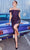 Cinderella Divine - CH190 Full Sequin Asymmetric Hem Cocktail Dress Cocktail Dresses XXS / Purple