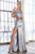 Cinderella Divine - CH202 Asymmetric Neck Sheath Dress With Slit Evening Dresses XXS / Silver