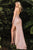 Cinderella Divine - CH225 Sequined Plunging V-neck Sheath Dress Pageant Dresses