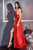 Cinderella Divine - CJ527 Long Crisscross Back Satin A-Line Dress Bridesmaid Dresses