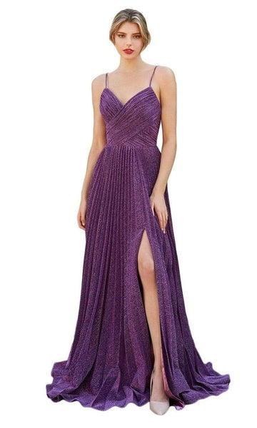 royal purple bridesmaid dresses Lace V Back Chiffon Wholesale Royal Purple Feminine Halter Straps Purple Chiffon
