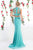 Cinderella Divine - CK20 Embellished Two Piece High Neck Trumpet Dress Prom Dresses