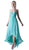 Cinderella Divine - Embellished Halter High Low A-line Dress Evening Dresses