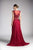 Cinderella Divine - Embellished Illusion Bateau A-line Dress Special Occasion Dress