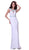 Cinderella Divine - Embellished Illusion Bateau Neck Sheath Dress Special Occasion Dress 2 / White
