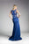Cinderella Divine - Embellished Jewel Neck Sheath Dress Prom Dresses