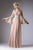 Cinderella Divine - Embellished Lace Long Bell Sleeve A-line Dress Special Occasion Dress 2 / Champagne