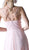 Cinderella Divine - Embellished Strappy Ruched A-line Dress Special Occasion Dress 4X / Pink