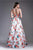 Cinderella Divine - Floral Sweetheart Pleated Evening Gown Special Occasion Dress