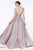 Cinderella Divine - Glitter Sweetheart Ballgown With Slit CJ522 - 1 pc Blush in size 12 Available CCSALE