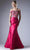 Cinderella Divine HW07 - Floral Embroidered Trumpet Gown Special Occasion Dress