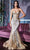 Cinderella Divine - J810 Shimmer Corset Bodice Mermaid Evening Gown Evening Dresses 2 / Gold-Mist