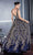 Cinderella Divine - J812 Glitter Embellished A-Line Gown Prom Dresses