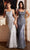 Cinderella Divine - J814 Bead Embellished Mermaid Gown Prom Dresses