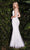 Cinderella Divine - J814W Embellished Scoop Neck Dress Wedding Dresses