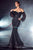 Cinderella Divine J816 - Sweetheart Glitter Prom Dress Prom Dresses 6 / Black