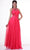 Cinderella Divine JC3373 - Crystal Embellished Pleated Long Dress Special Occasion Dress