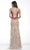 Cinderella Divine JC4036 - Appliqued Sheath Evening Dress Special Occasion Dress