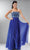 Cinderella Divine JC911 - Beaded Strapless Evening Dress Special Occasion Dress 4 / Royal