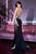 Cinderella Divine - KV1054 Gold Appliqued Illusion Trumpet Dress Evening Dresses