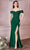 Cinderella Divine KV1057 - Off Shoulder Prom Dress Special Occasion Dress 2 / Emerald