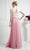 Cinderella Divine - Lace Scalloped V-neck A-line Dress Special Occasion Dress
