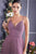 Cinderella Divine - Pleated A-Line Prom Dress CD184 Bridesmaid Dresses 4 / Orchid