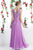Cinderella Divine - Pleated V-neck A-line Dress Special Occasion Dress