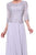 Cinderella Divine - Quarter Sleeve Soutache Bodice A-Line Long Formal Dress 14327 CCSALE