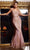 Cinderella Divine - Scoop Neck Beaded Prom Gown J814 - 1 pc Rose Gold In Size 10 Available CCSALE 10 / Rose Gold