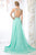 Cinderella Divine - Sleeveless Embellished Ruched A-line Dress Special Occasion Dress
