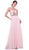 Cinderella Divine - Strapless Bejeweled Chiffon A-line Gown Special Occasion Dress