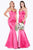 Cinderella Divine - Strapless Sweetheart Neckline Satin Trumpet Gown 8792 - 1 pc FuchsiaI Size 22 Available CCSALE 22 / Fuchsia