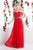 Cinderella Divine - Strapless Twined Front Chiffon Long Evening Gown Special Occasion Dress