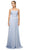 Cinderella Divine - UR136 Sleeveless Empire Waist Chiffon Dress Bridesmaid Dresses 4 / Baby Blue