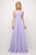 Cinderella Divine - UR136 Sleeveless Empire Waist Chiffon Dress Bridesmaid Dresses 4 / Lavender