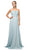 Cinderella Divine - UR136 Sleeveless Empire Waist Chiffon Dress Bridesmaid Dresses 4 / Mint