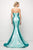 Cinderella Divine - US001 Floral Strapless Mermaid Gown Special Occasion Dress